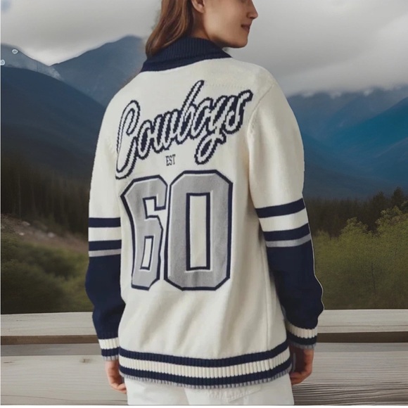 Anthropologie Sweaters - Anthropologie NWT Wild Collective NFL Cardigan Sweater The Dallas Cowboys size S